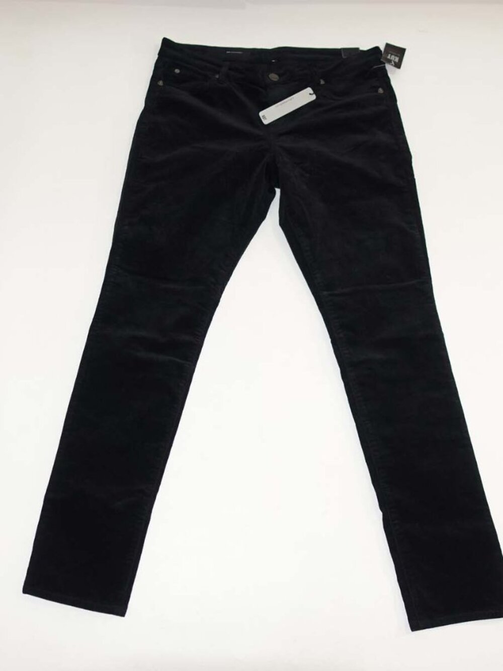 KUT from the Kloth Women's Mia Toothpick Skinny Corduroy Jeans Size 16 NWT Black